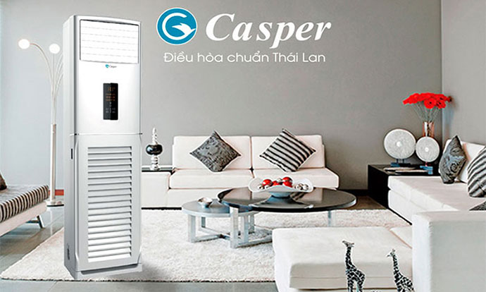 Điều hòa tủ đứng Casper phù hợp với không gian phòng khách