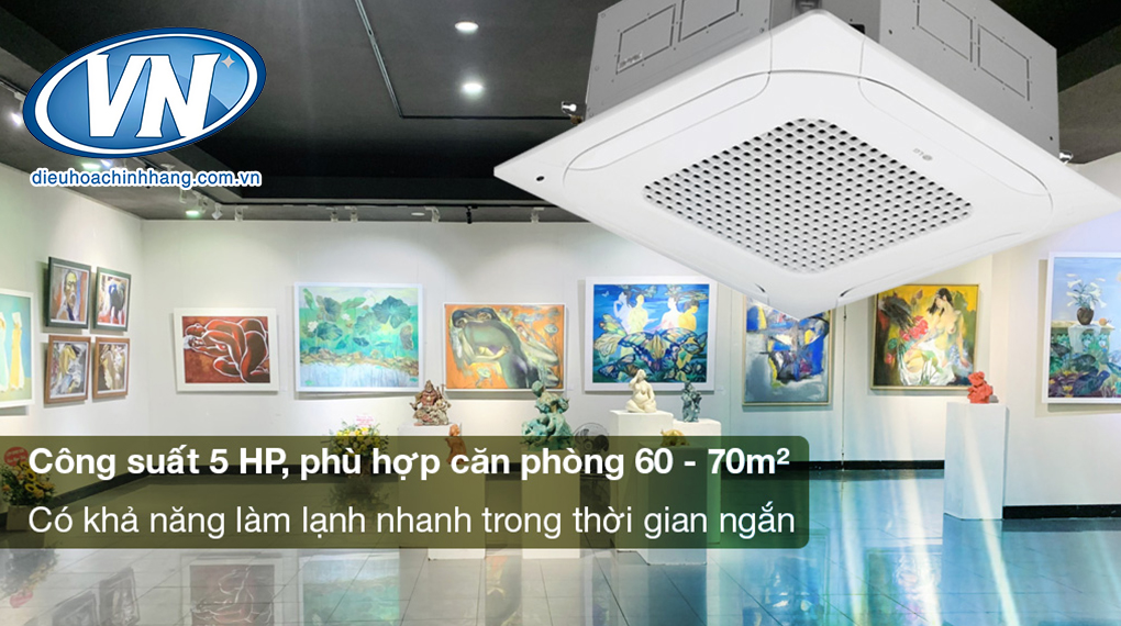 Công suất 2HP phù hợp phòng 50-70 m²