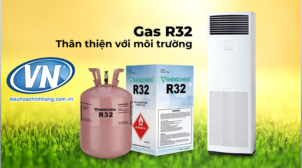 Gas R32 thân thiện với môi trường